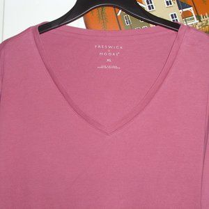 long sleeve tee type blouse xl preswick & moore